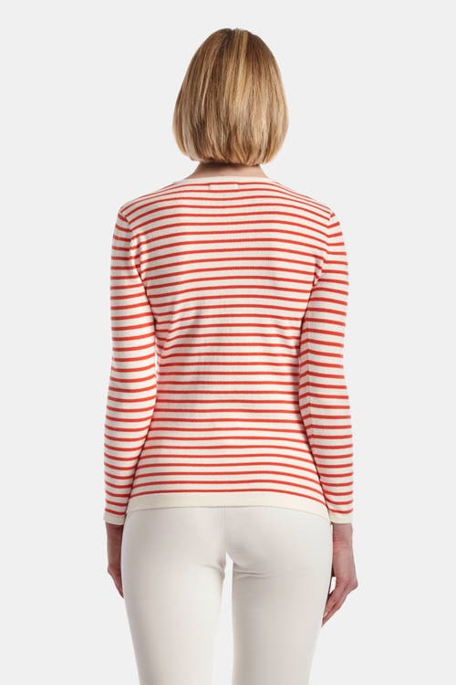 Shop Capsule 121 The Diversity Sweater In Flame Lily Stripe