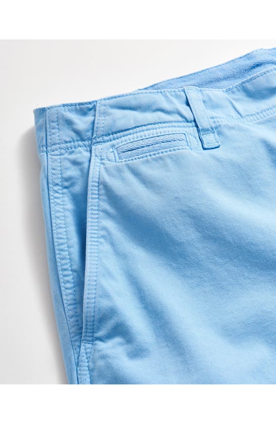 Shop Billy Reid Cotton Blend Chino Shorts In French Blue