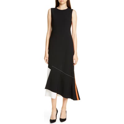 Judith & Charles Monza Midi Dress, Black