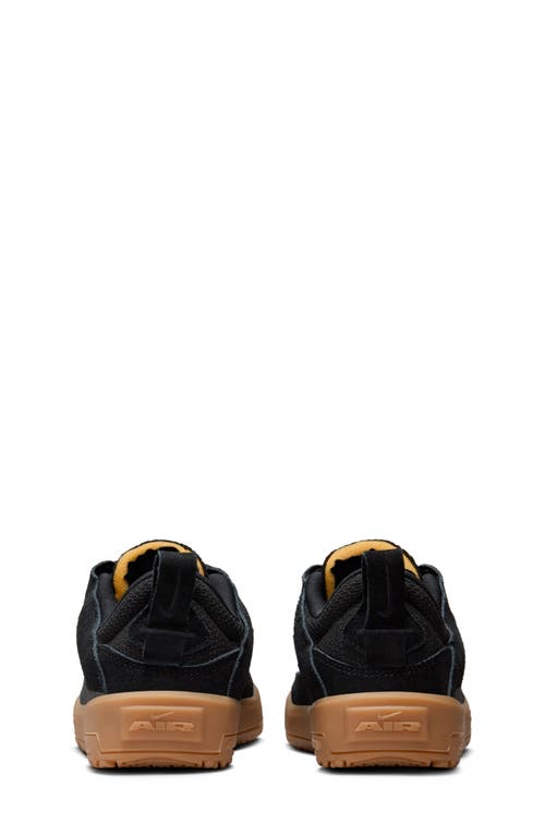 Nike Kids' Sb Day One Skate Sneaker In Black/ Black/ Gum Brown/ White