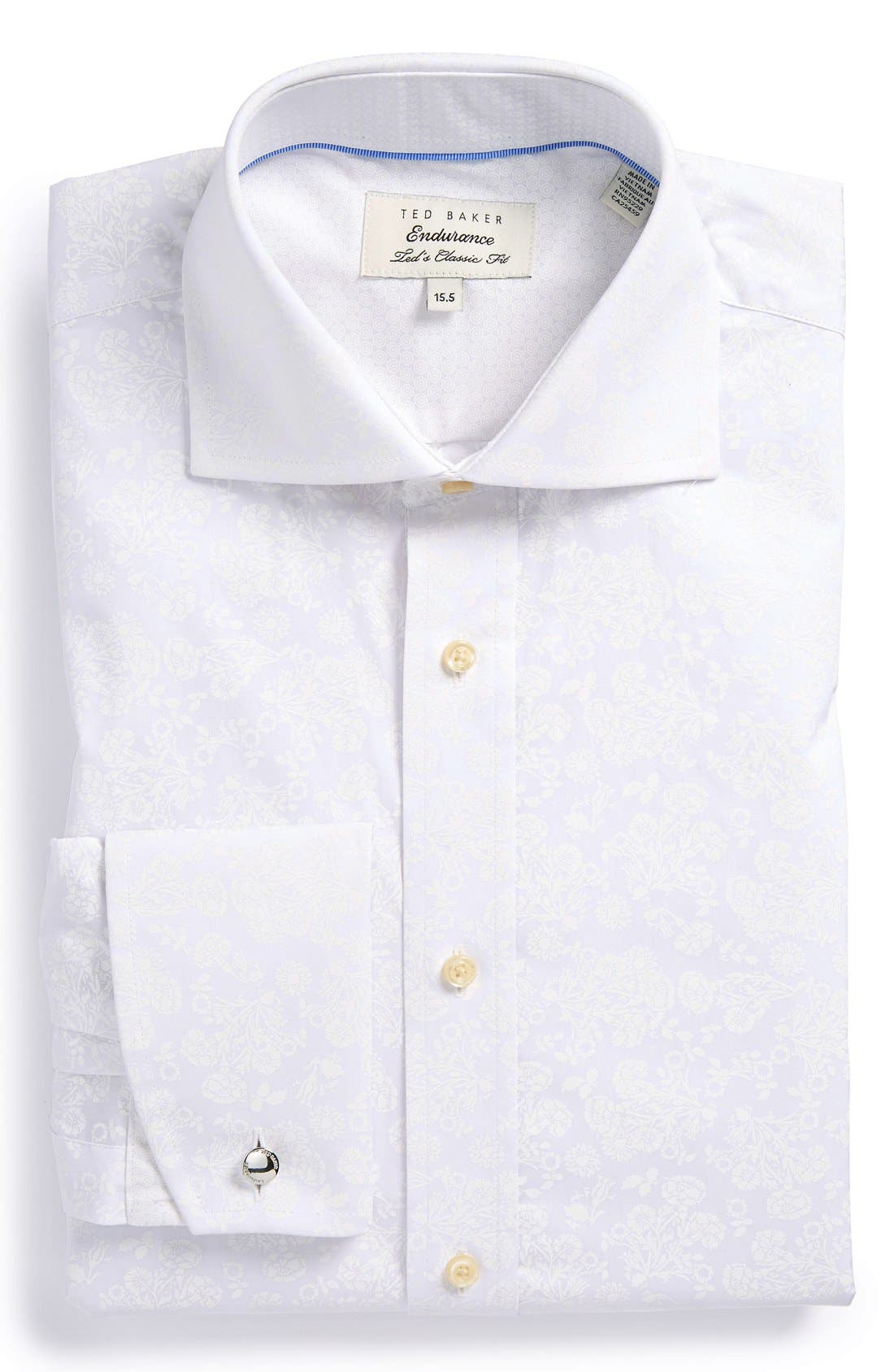 Ted Baker London Extra Trim Fit Floral Dress Shirt Nordstrom
