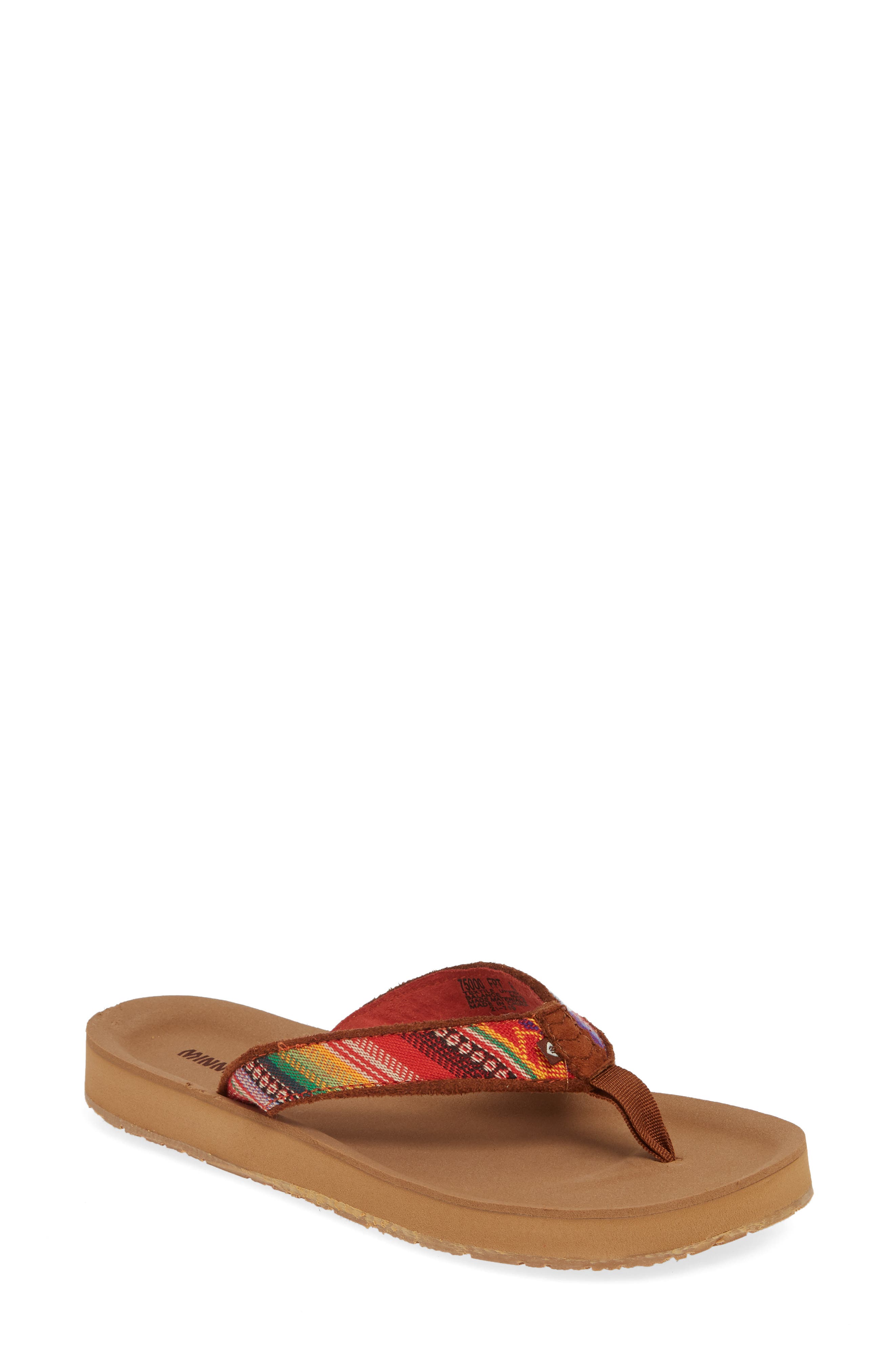 Minnetonka Hedy Flip Flop, Red