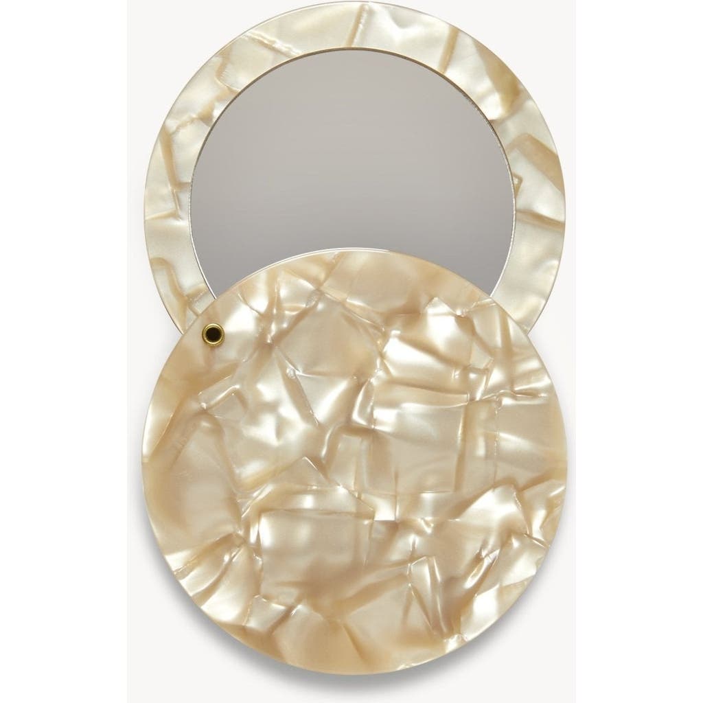 Machete Circle Mirror In Sand Shell