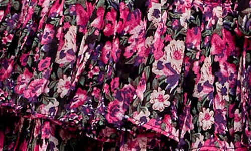 ENDLESS ROSE ENDLESS ROSE FLORAL SMOCKED WAIST RUFFLE MINISKIRT