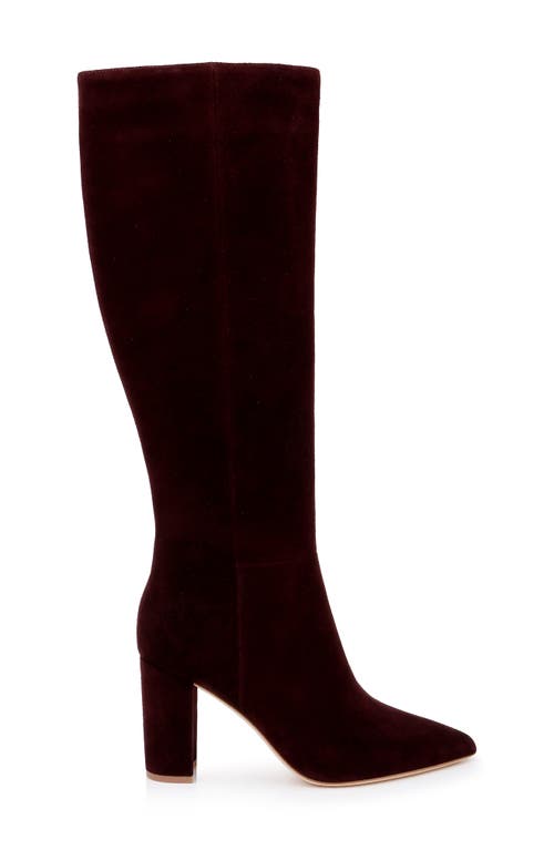 Shop L Agence L'agence Christiane Boot In Chocolate Suede