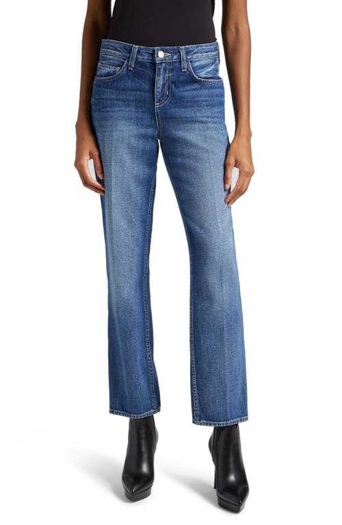 L'AGENCE Marjorie Mr. Slouch Slim Fit Straight Leg Jeans in Serrano at Nordstrom, Size 33