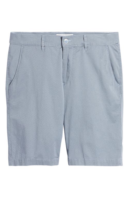 Shop Brax Bozen Flat Front Stretch Cotton Bermuda Shorts In Dusty Blue