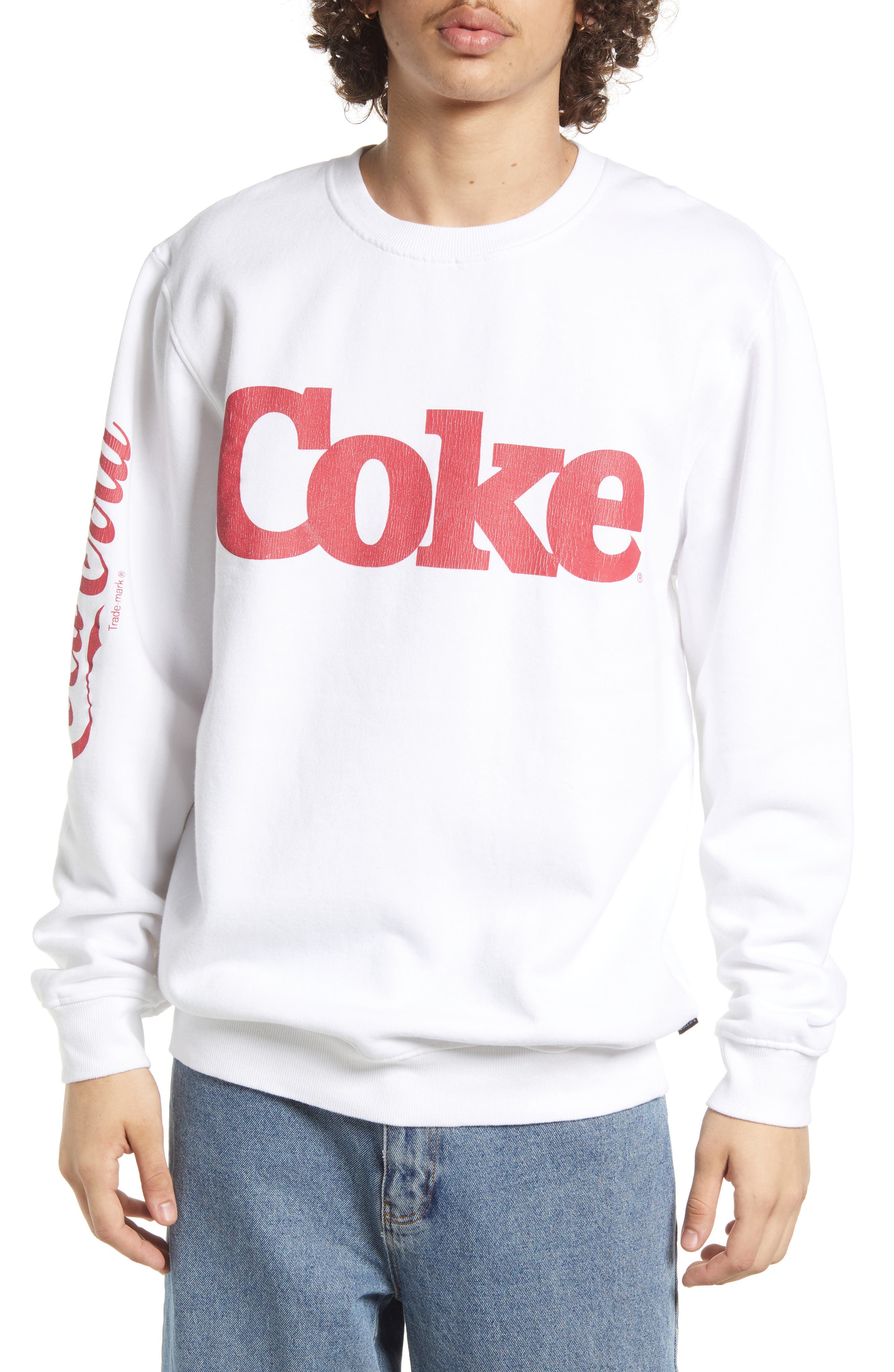 crewneck white sweatshirt
