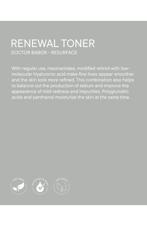 Shop Babor Renewal Toner In No Color