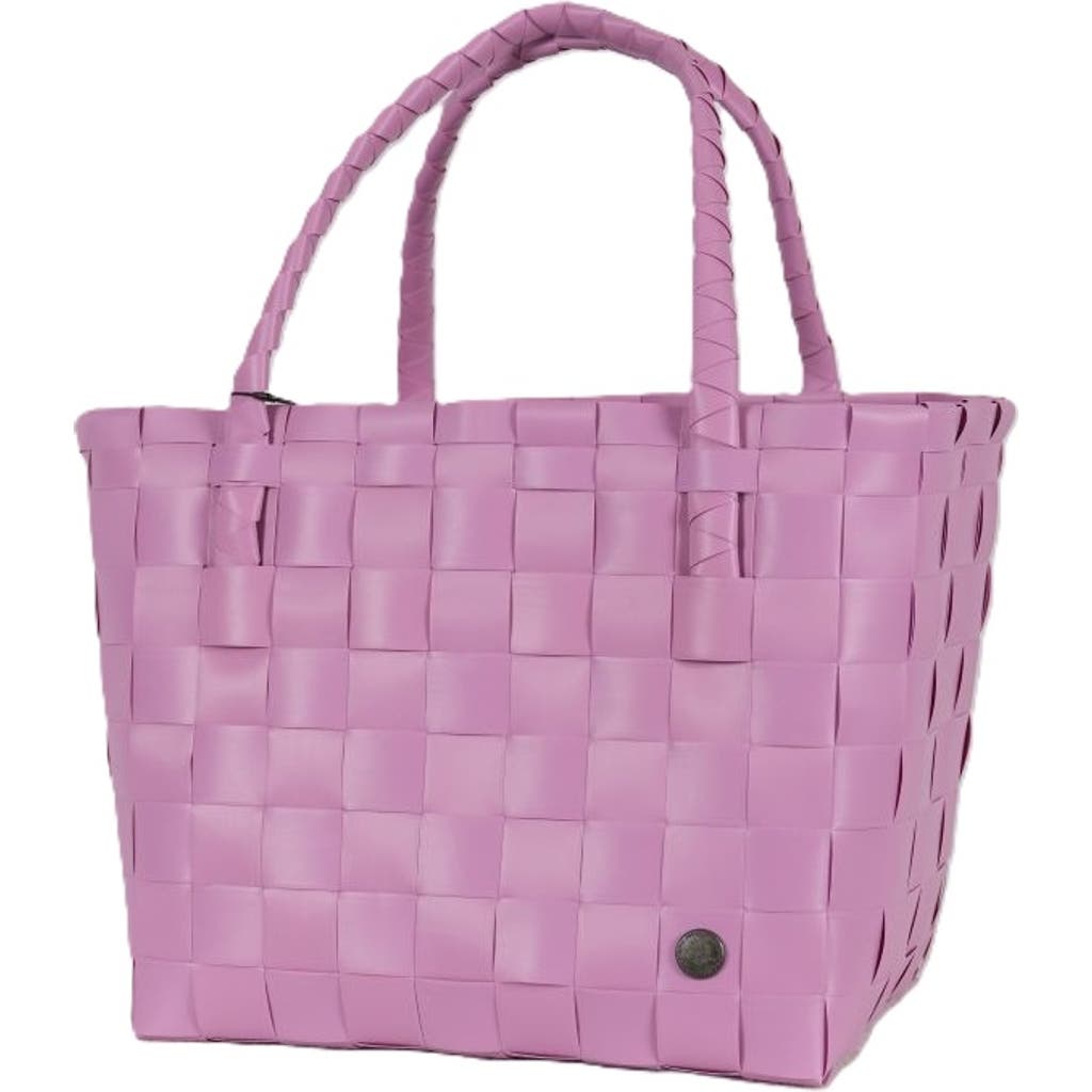 Handed By Paris Recycled Plastic Tote Bag In Orchid Pink