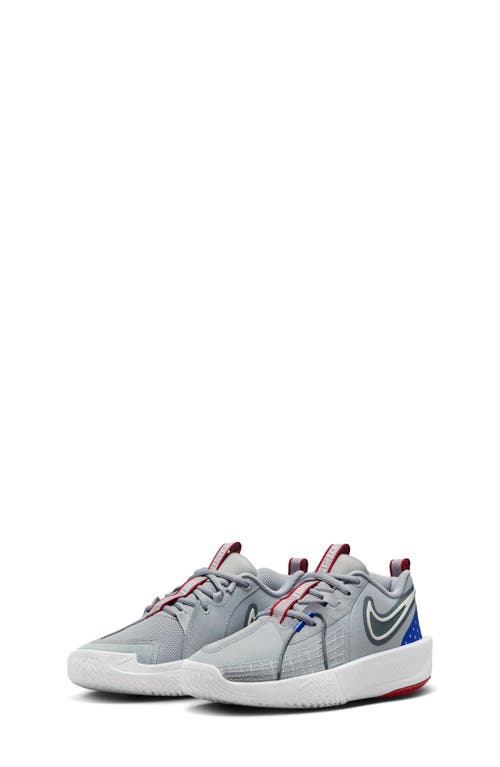 Nike Kids' G.t. Cut 3 Basketball Shoe In Wolf Grey/blue/sail