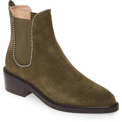 Coach Bowery Ball Chain Chelsea Bootie, Green