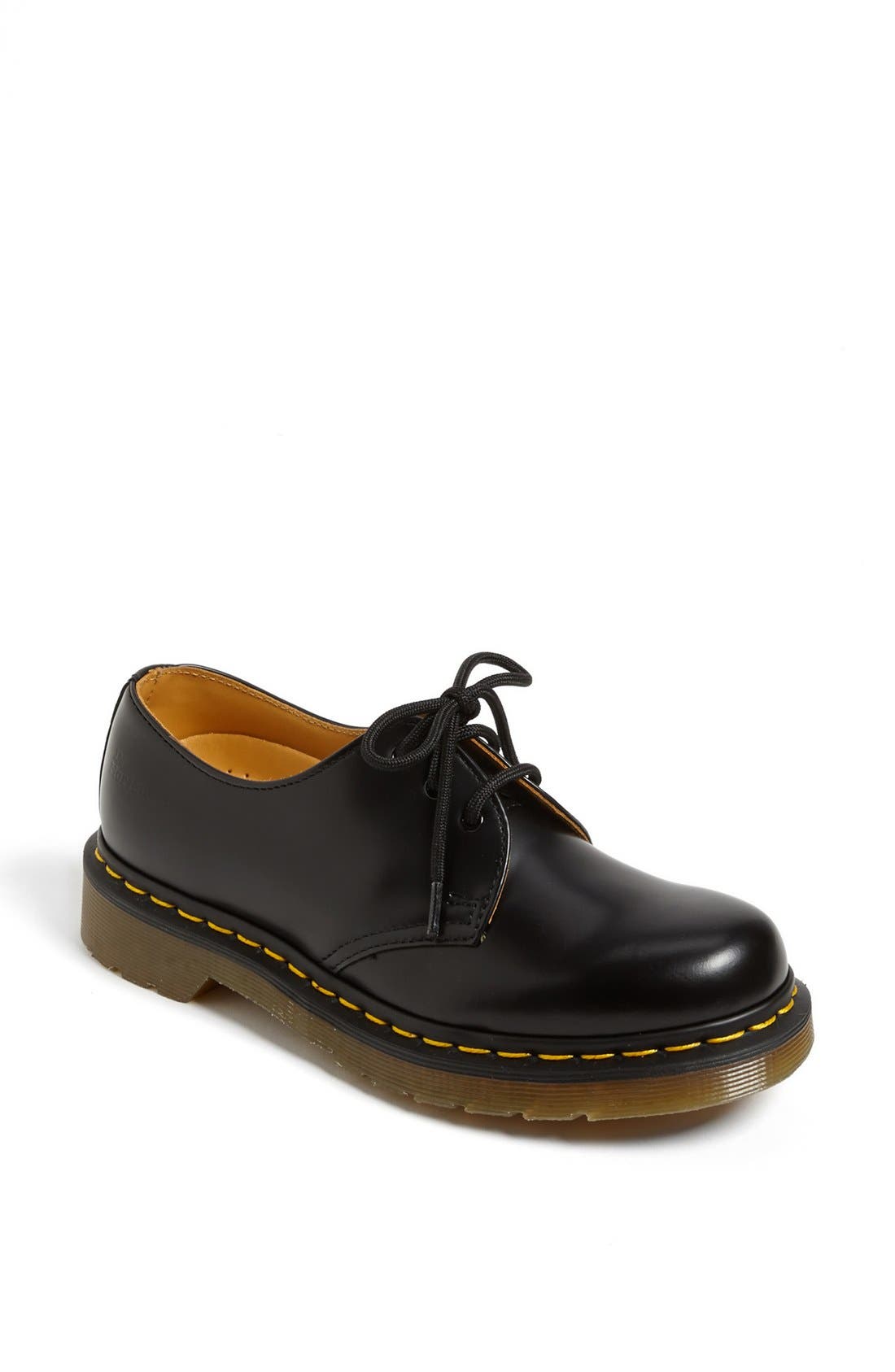 Dr. Martens '1461 W' Oxford in Black Smooth at Nordstrom, Size 6Us