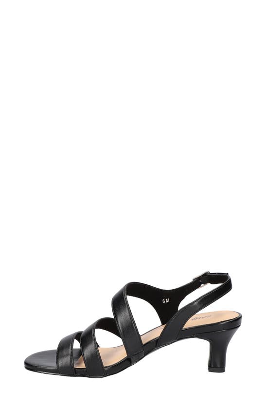 Shop Easy Street Como Strappy Sandal In Black