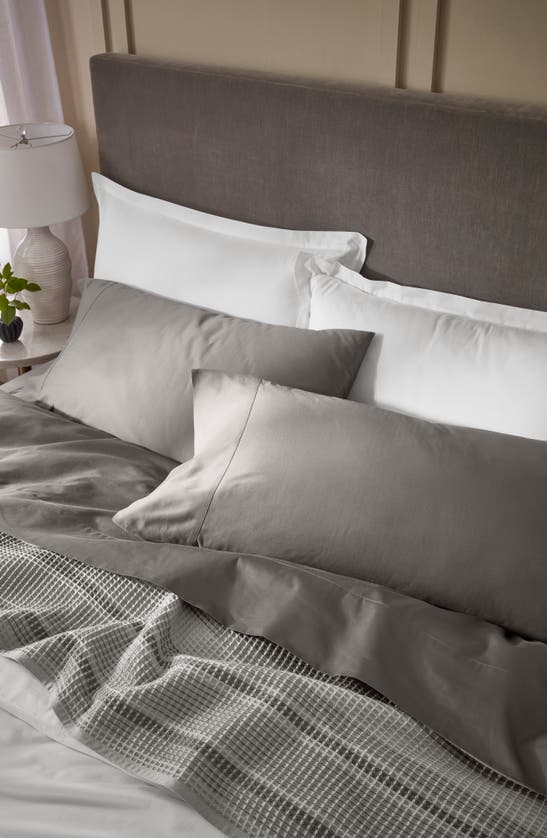 Boll & Branch Signature Hemmed Sheet Set In Stone ModeSens