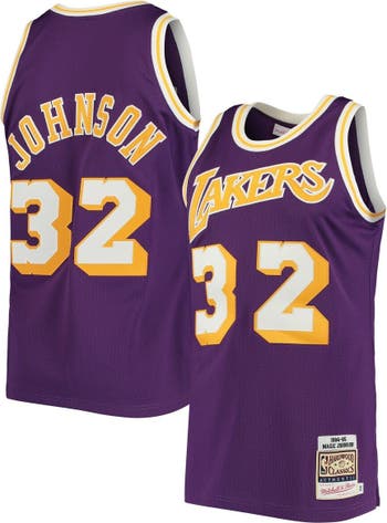 Mitchell & Ness Lakers Johnson Reversible Basketball Jersey