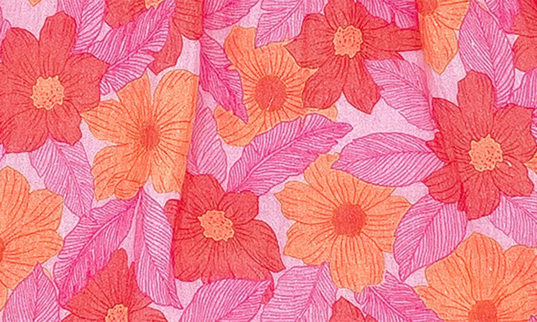 Shop Feather 4 Arrow Kids' Escape Floral Cotton Camisole & Shorts Set In Lilac
