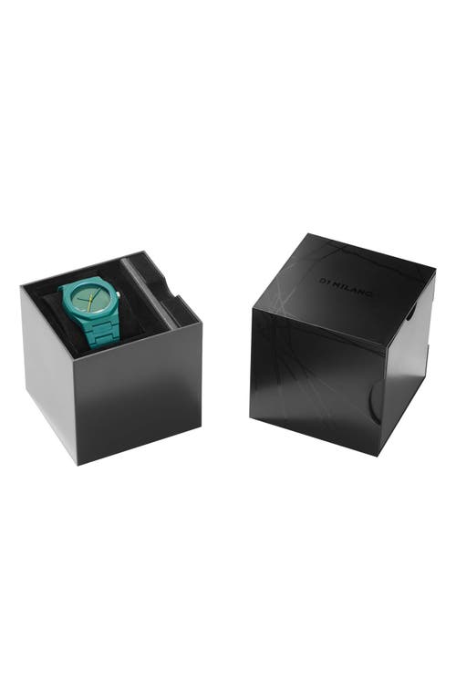 Shop D1 Milano Polycarbonate Bracelet Watch, 37mm In Green