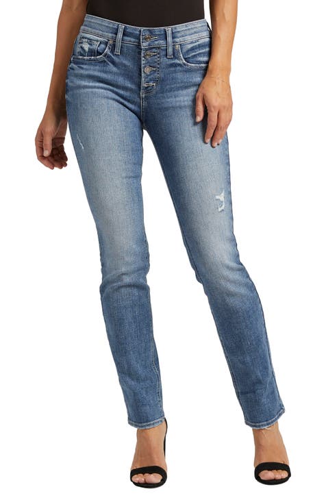 Women's Mid Rise Straight-Leg Jeans | Nordstrom