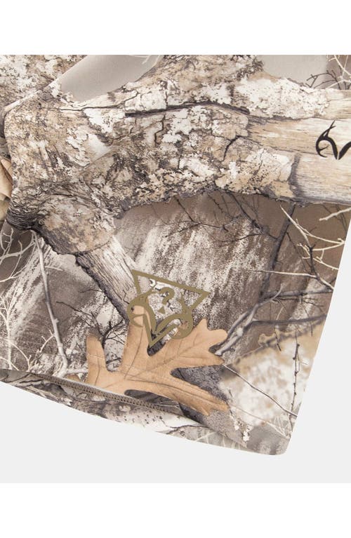Guess X Realtree Camo Bike Shorts In Go Realtree Washed Edge