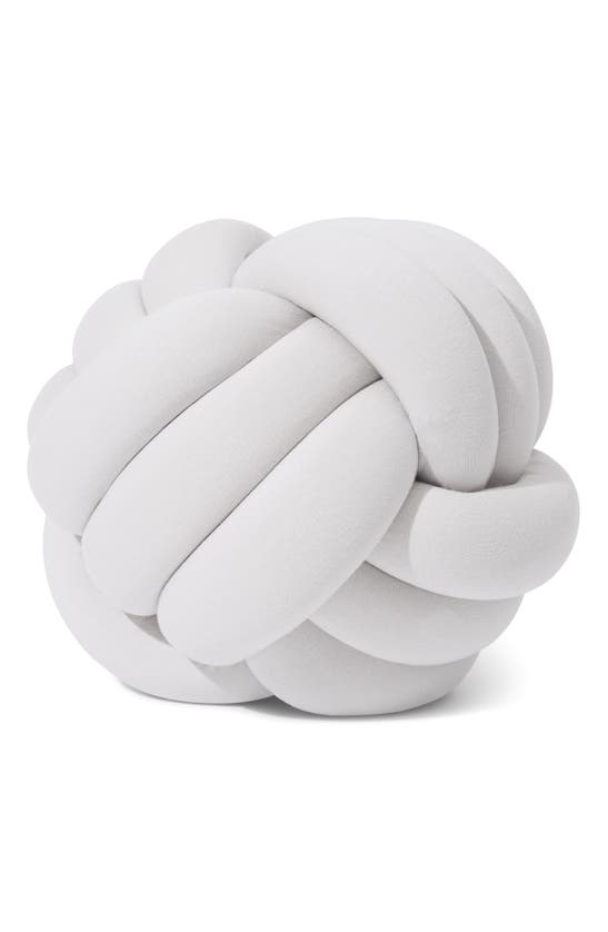 Bearaby Hugget Large Knot Organic Cotton Pillow In Moonstone Grey Medium