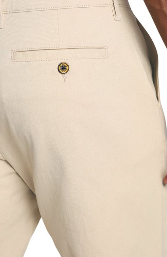 Jachs Stretch Twill Chino Shorts In Khaki