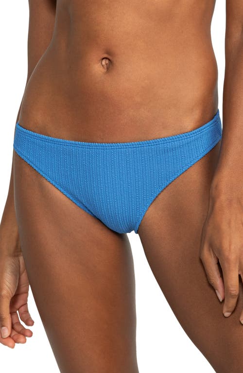 Roxy Aruba Textured Bikini Bottoms Campanula at Nordstrom,