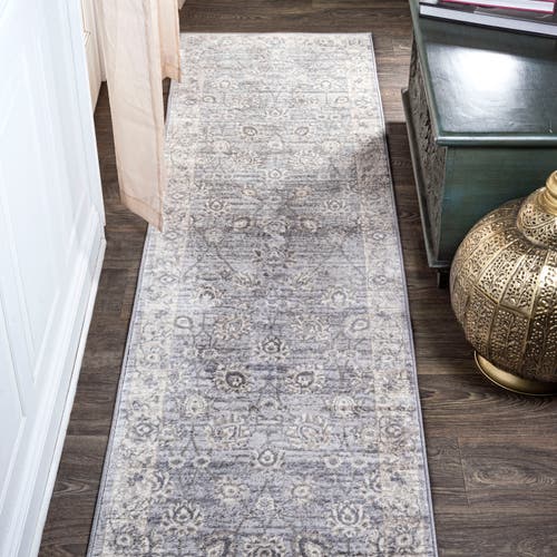 Jonathan Y Modern Persian Vintage Moroccan Traditional Area Rug In Light Gray