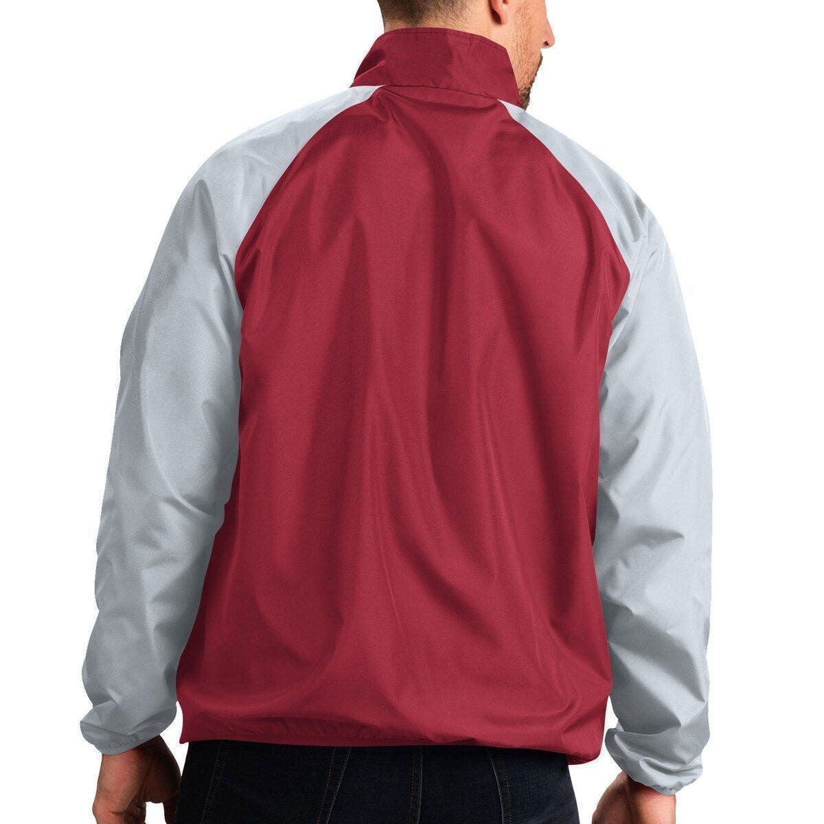 Men's G-III Sports by Carl Banks Red Kansas City Chiefs Defender Raglan  Full-Zip Hoodie Varsity Jacket