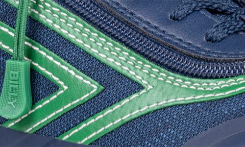 Billy Footwear Kids' Billy Goat Sneaker In Navy/green