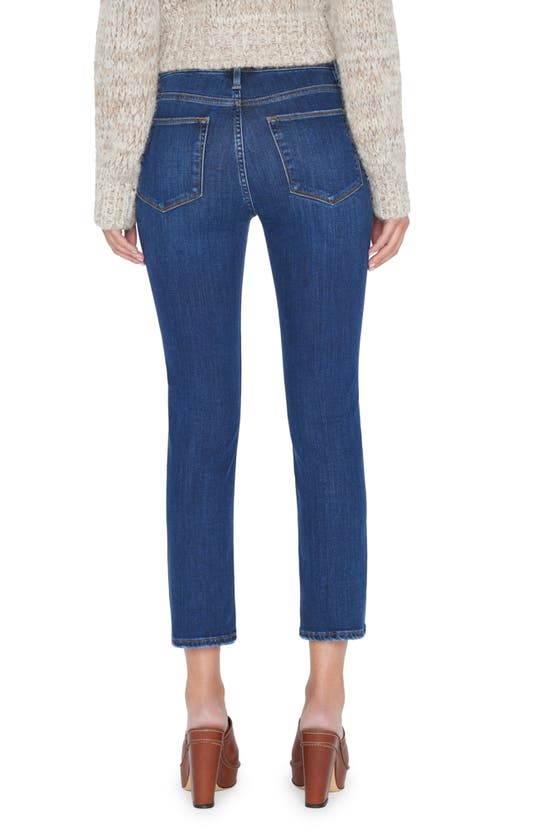 Shop Frame Le High Straight Leg Jeans In Majesty