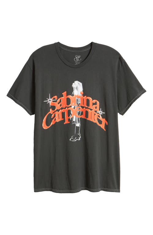 Shop Merch Traffic Sabrina Carpenter Graphic T-shirt In Charcoal