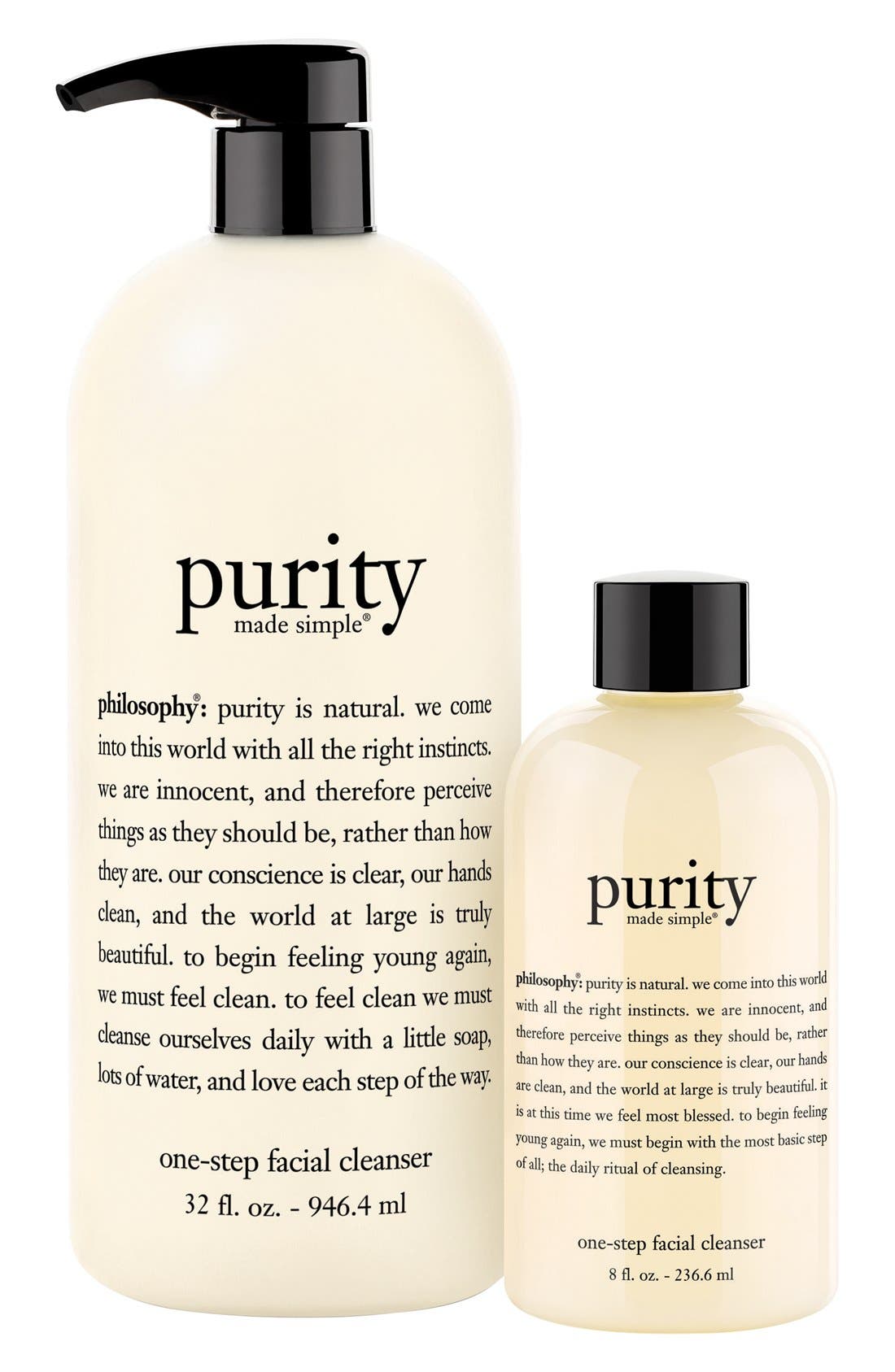 philosophy 'purity made simple' onestep facial cleanser duo (USD 93