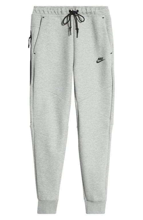 Nike Tech Fleece Joggers In Dk Grey Heather,black