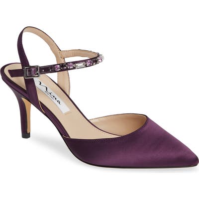 Nina Tonya Pointy Toe Pump- Purple