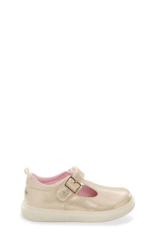 Stride Rite Kids' Rena Mary Jane Flat In Champagne