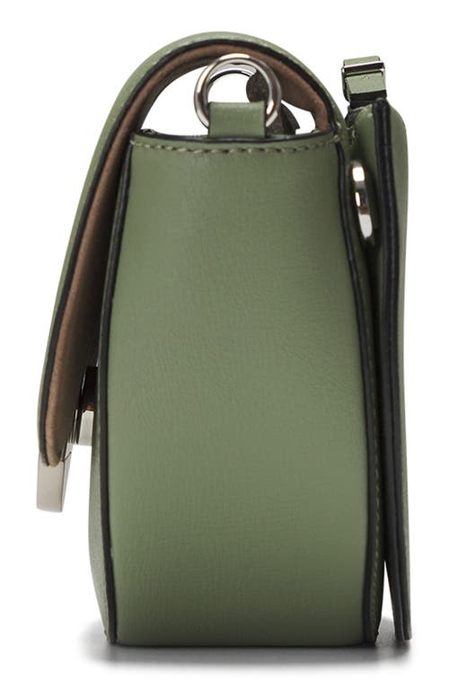 Shop Oryany Lottie Leather Saddle Crossbody Bag In Deep Green