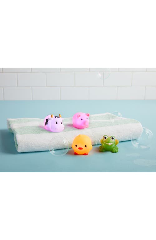 Shop Mud Pie Light-up Farm Bath Toys In White