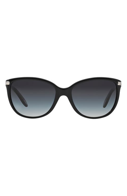 RALPH by Ralph Lauren 57mm Cat Eye Sunglasses in Black at Nordstrom