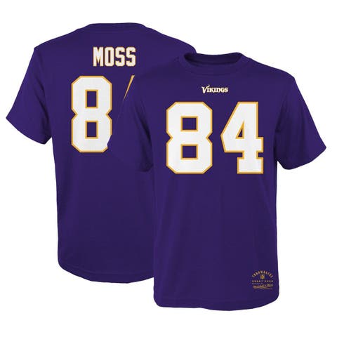 Mitchell & Ness Women's Mitchell & Ness Randy Moss Purple Minnesota Vikings  Legacy Replica Team Jersey