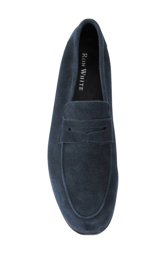 Ron White Kenneth Water Resistant Loafer In Navy