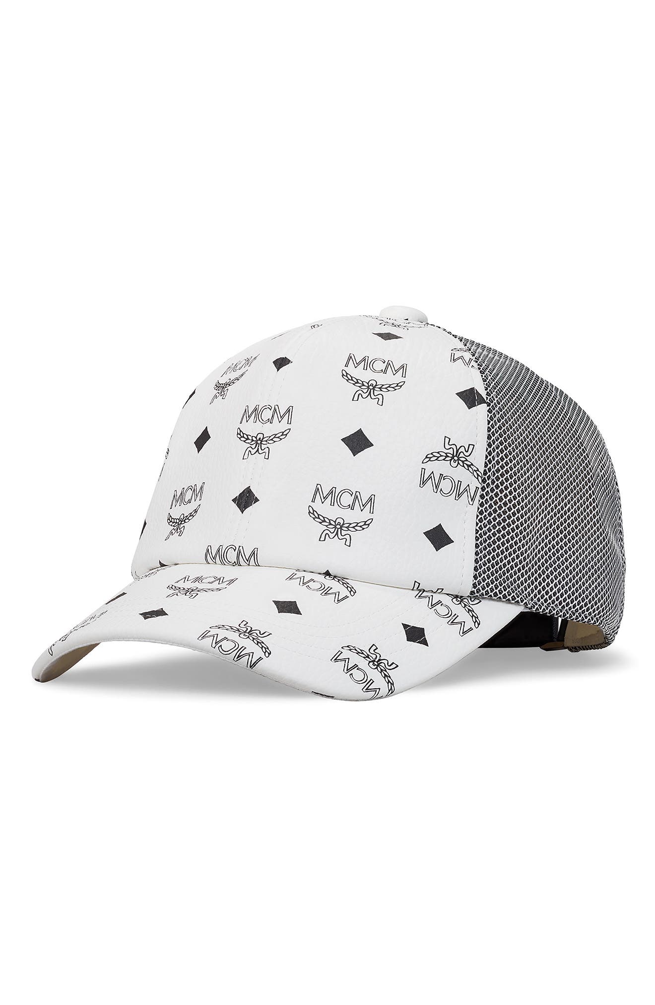 MCM Collection Baseball Cap in White at Nordstrom