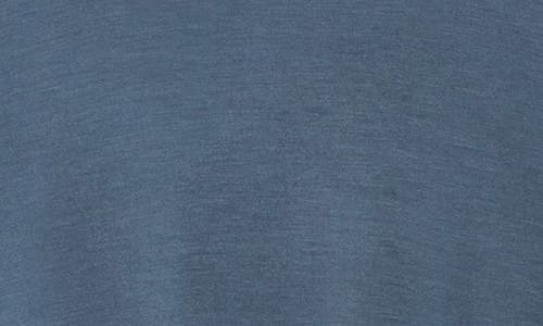 Tahari Crewneck Scuba Sweatshirt In Deep Slate Blue
