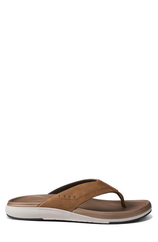 Reef Cushion Norte Water Friendly Flip Flop In Tan