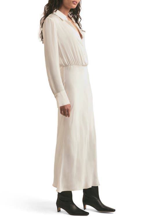 Shop Favorite Daughter Take Me Seriously Long Sleeve Dress In Ivory