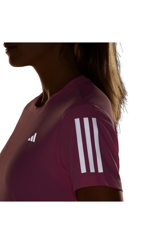 Shop Adidas Originals Adidas Own The Run Performance T-shirt In Bliss Pink