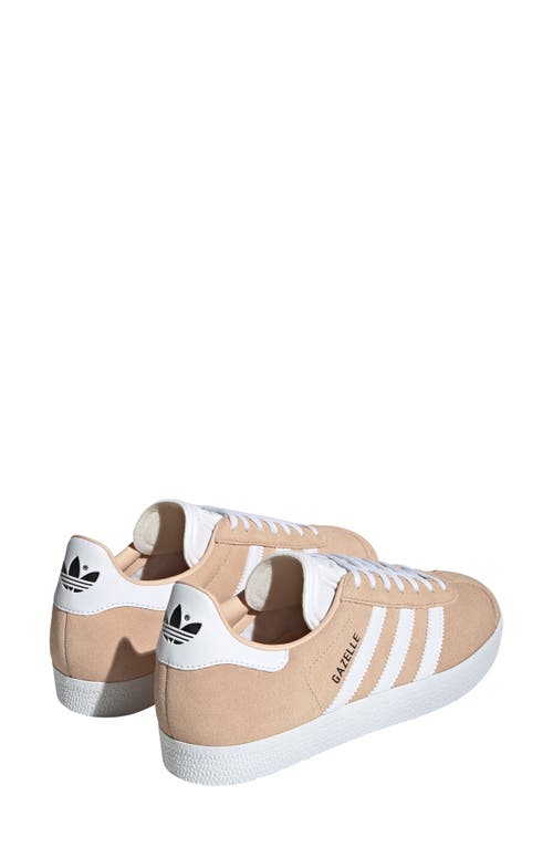 Shop Adidas Originals Adidas Gazelle Sneaker In Halo Blush/white/black