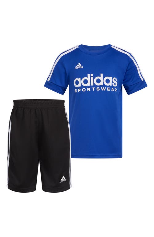 adidas Kids' Soccer T-Shirt & Shorts Set Semi Lucid Blue at Nordstrom,