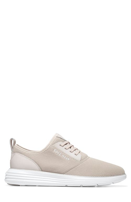 Cole Haan Grandsport Journey Knit Sneaker In Rock Ridge Optic White
