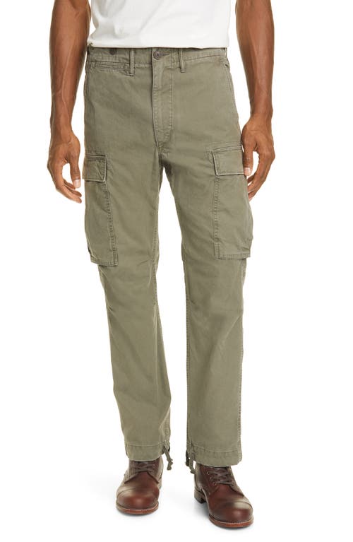 Double RL RRL Surplus Cargo Pants in Dark Olive